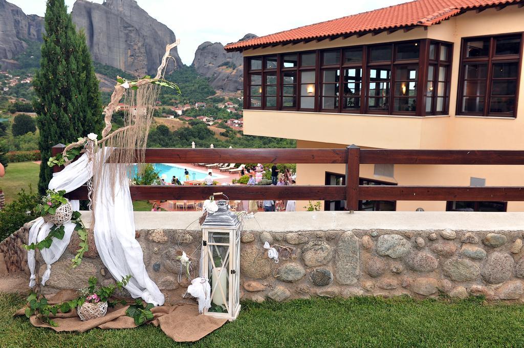Meteora Hotel At Kastraki Калампака Экстерьер фото