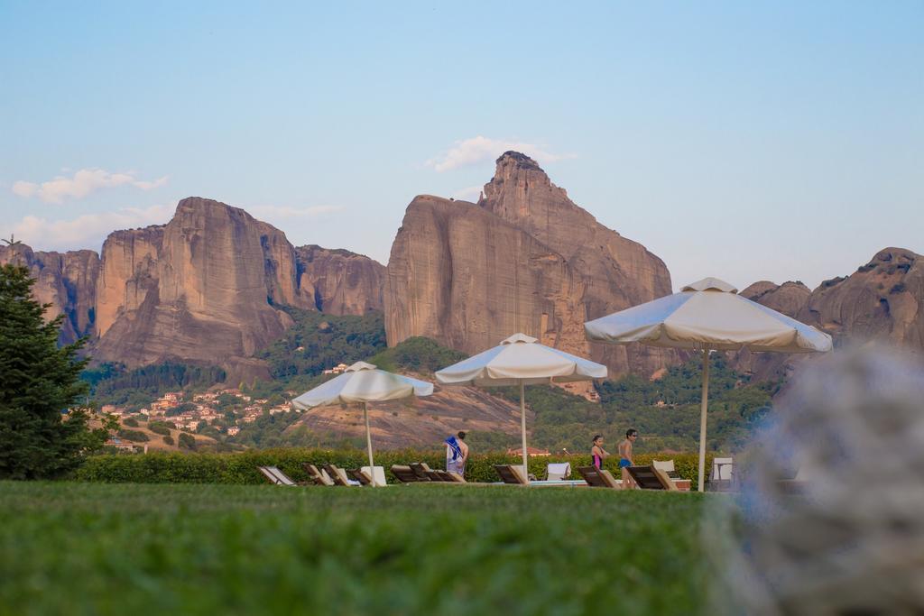 Meteora Hotel At Kastraki Калампака Экстерьер фото